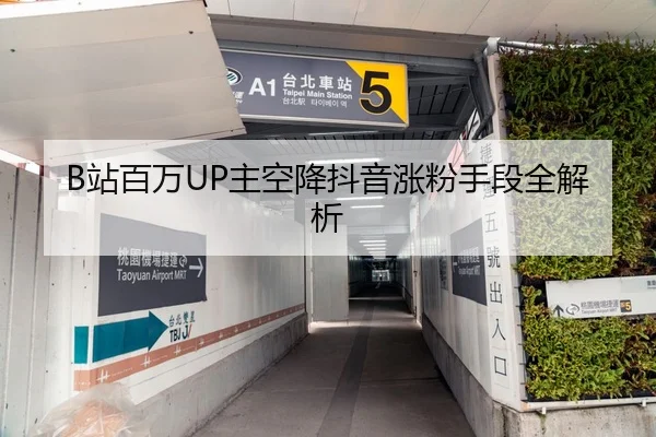B站百万UP主空降抖音涨粉手段全解析